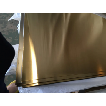 SS 304 NO.4 GOLD PVD color sheets